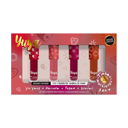 Set edición especial versión mini: 4 tintas multiusos Tinta multiusos Yuya